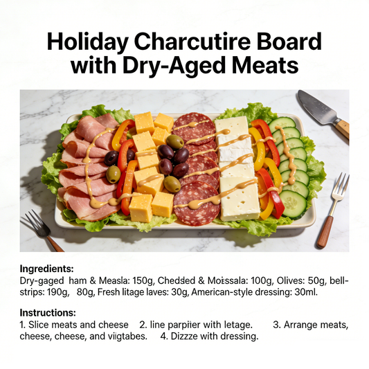 Holiday Party Blog: American Charcuterie Platter with Dry-Aged Meats