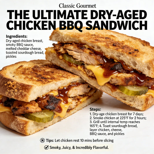 Ultimate Dry-Aged Chicken BBQ Sandwich Recipe