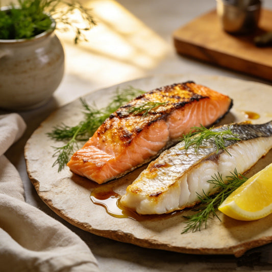 Dry-Aged Salmon & Gilt-Head Bream: An Elegant Seafood Experience