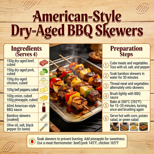 American-Style Dry-Aged BBQ Skewers