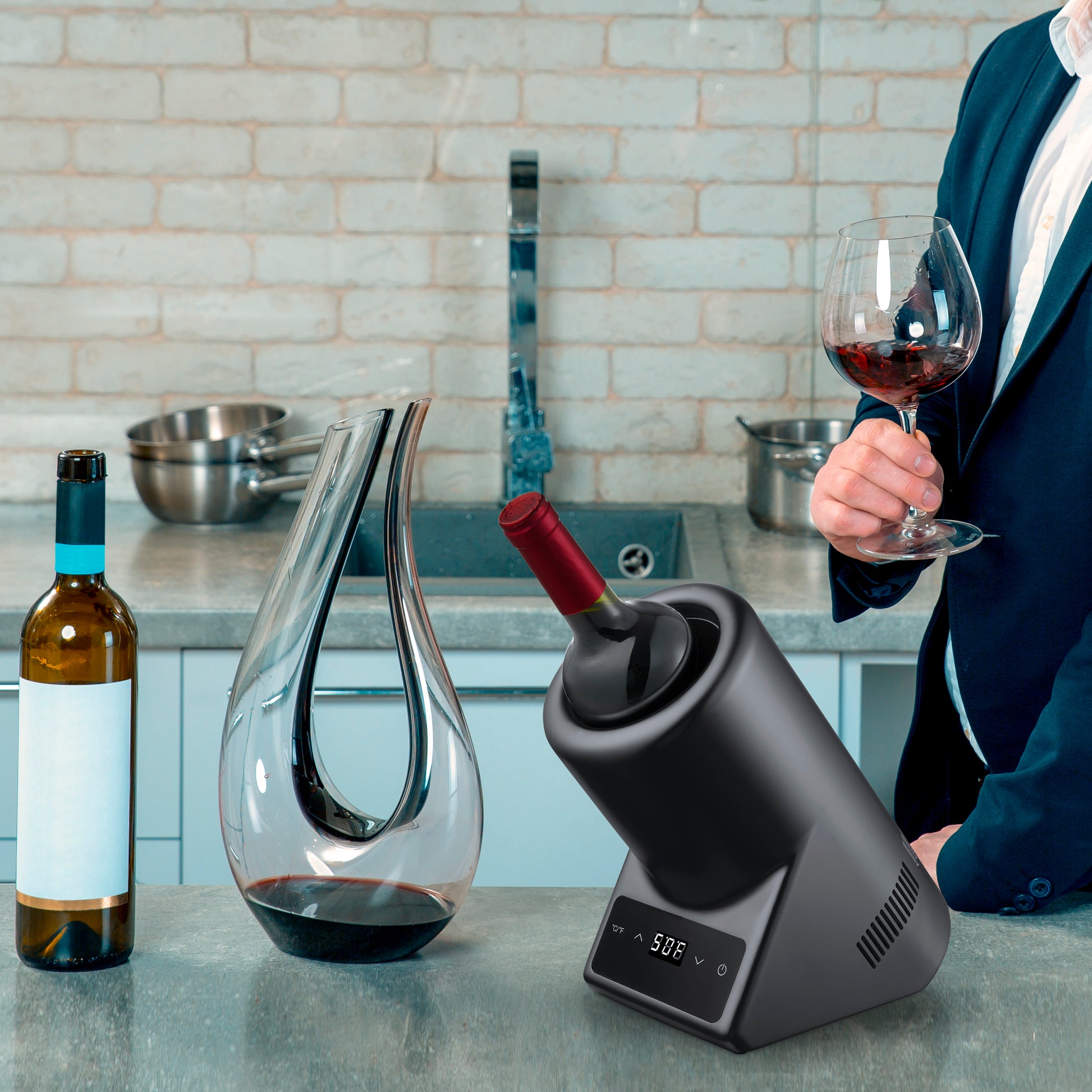 small single cooler for wine
24" wine cooler
individual wine cooler
small slim freestanding wine cooler
energy efficient wine cooler
rapid wine cooler
